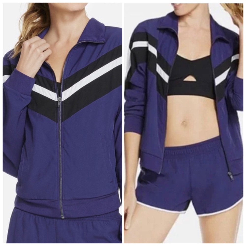 Fabletics Retro Style Track Jacket